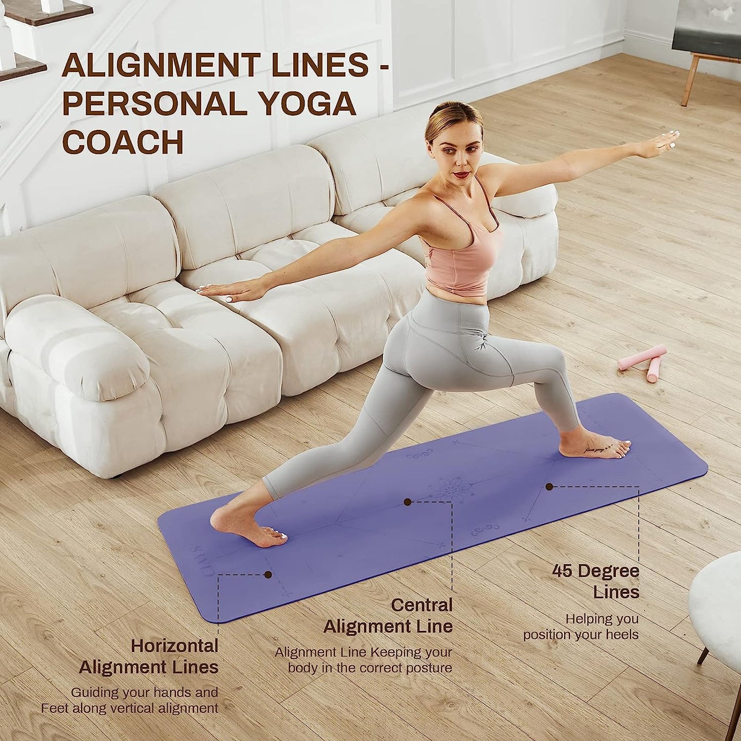 Transform Your Workout with Eco-Friendly Yoga Mat! 🧘♀️💪 Non-Slip, High Density, Perfect for Yoga, Pilates & More! Available in Black, Purple & Grey! #Fitness #Yoga #EcoFriendly