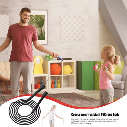 Workout Jump Rope Length Adjustable Slipproof Skipping Rope Professional Jump Training Supplies Stable Fitness Equipment With