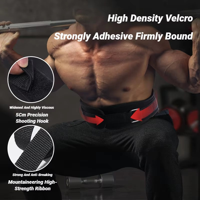 Weight Lifting Belt Workout with Metal Buckle for Men Women Gym Exercise Squats Deadlifts Powerlifting Training Fitness Deadlift