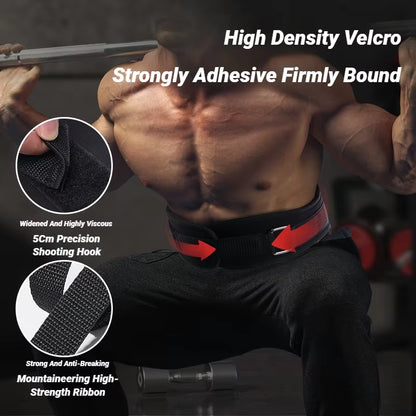 Weight Lifting Belt Workout with Metal Buckle for Men Women Gym Exercise Squats Deadlifts Powerlifting Training Fitness Deadlift