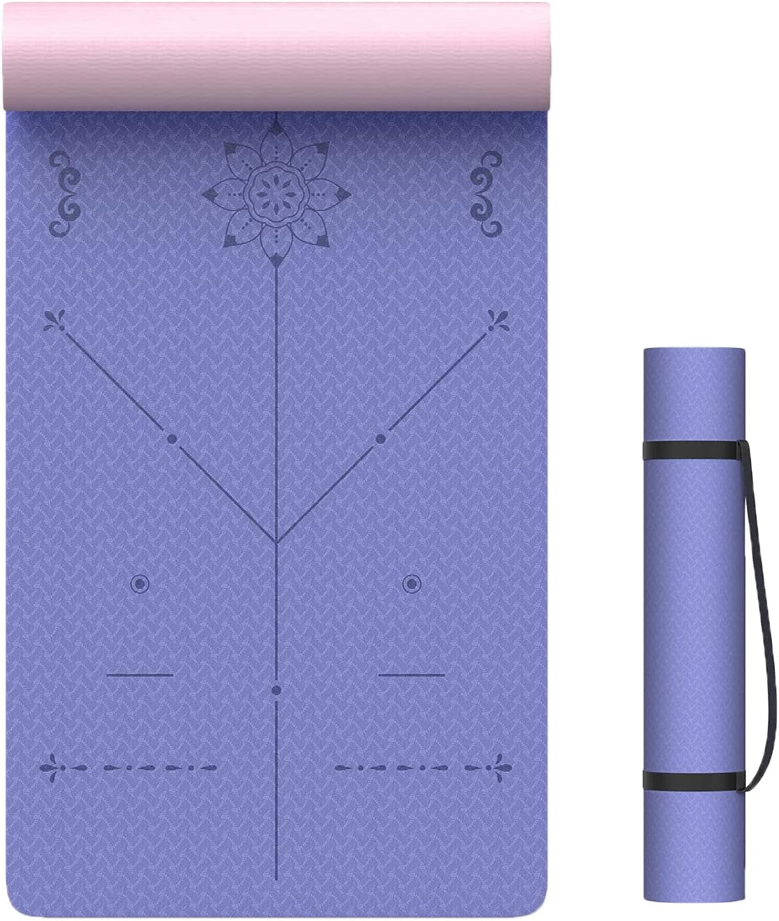 Transform Your Workout with  Eco-Friendly Yoga Mat! 🧘‍♀️💪 Non-Slip, High Density, Perfect for Yoga, Pilates & More! Available in Black, Purple & Grey! #Fitness #Yoga #EcoFriendly