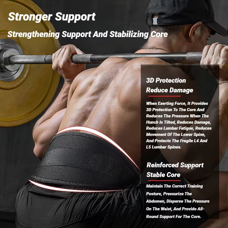 Weight Lifting Belt Workout with Metal Buckle for Men Women Gym Exercise Squats Deadlifts Powerlifting Training Fitness Deadlift