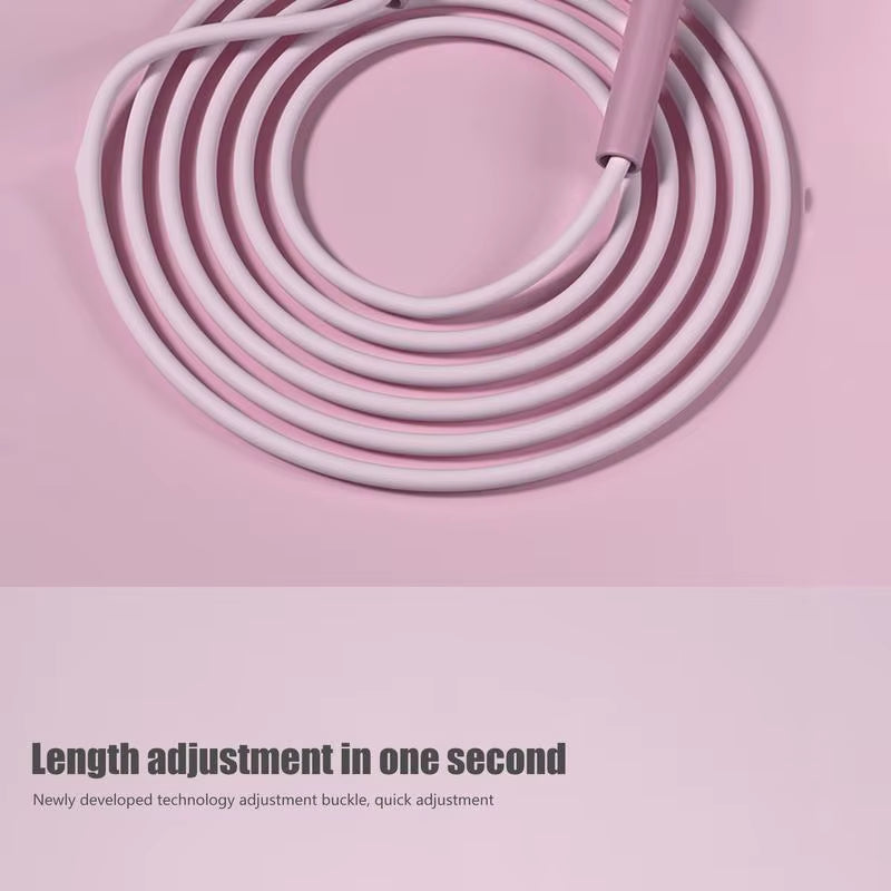 Workout Jump Rope Length Adjustable Slipproof Skipping Rope Professional Jump Training Supplies Stable Fitness Equipment With